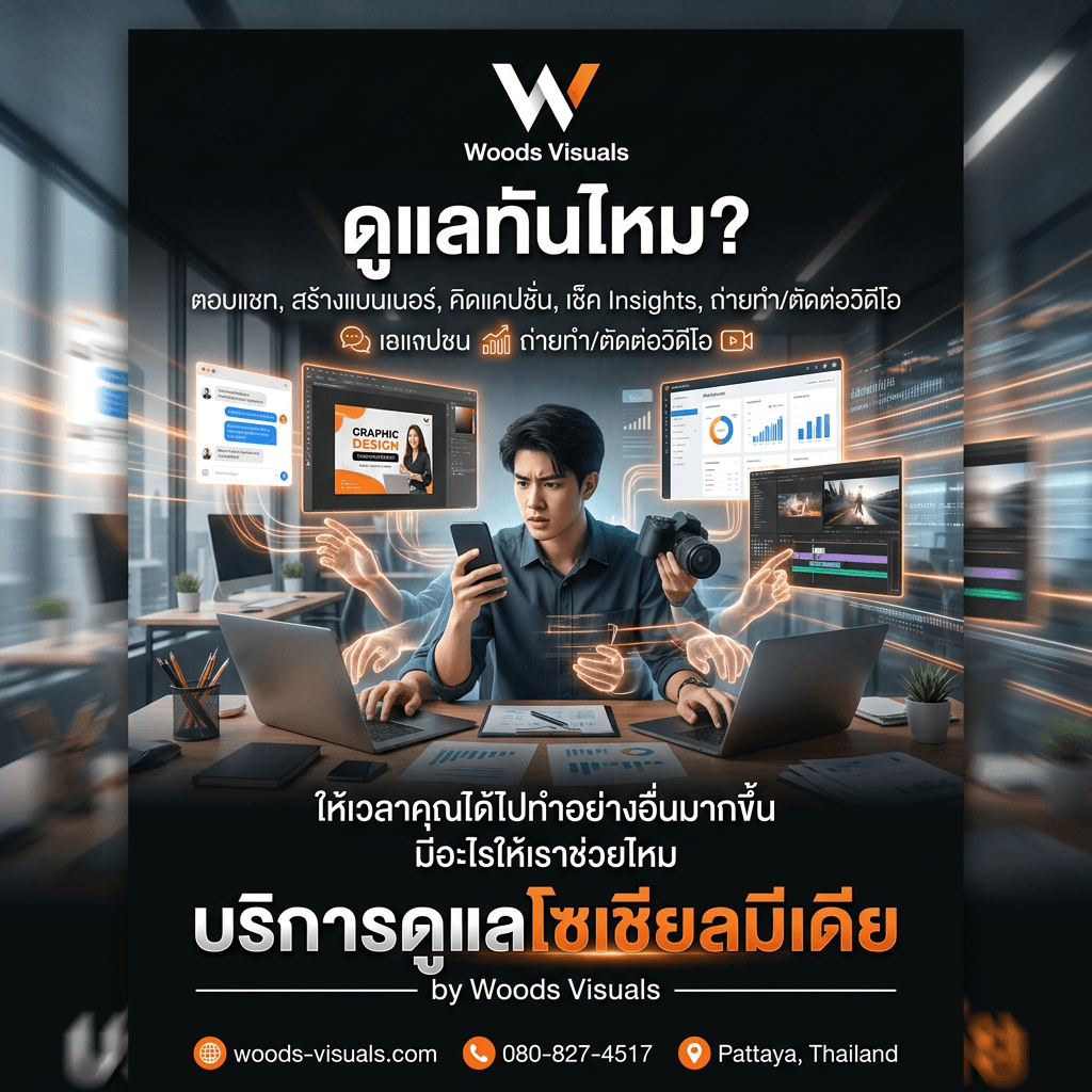 ดูแลโซเชียลมีเดียและแคมเปญโฆษณา ผลงานตัวอย่าง 1